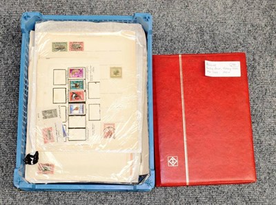 Lot 125 - Belgium and Congo - Plastic Tray with a collection in a large stockbook then Belgian Congo in 2...