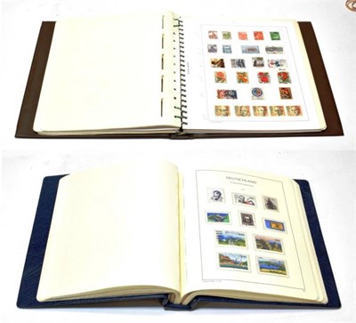 Lot 145 - West Germany Collections in a luxury hingeless Lighthouse and  Germania albums for 1976 to...