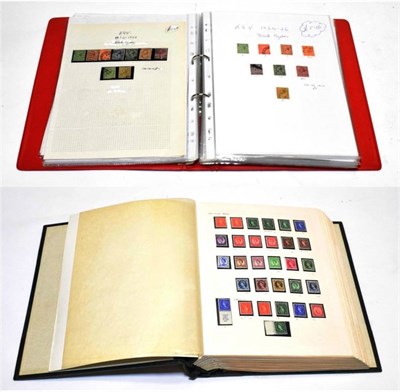 Lot 166 - GB Collection in a large Philatelic Album and a red ring binder. Includes a very good range of mint