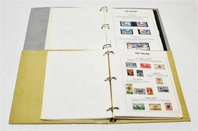 Lot 190 - New Zealand - Collection in 2 Premier stamp albums. 1898 to approximately 1990 mint and used with a