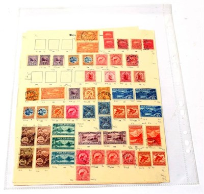 Lot 194 - New Zealand Collection on printed leaves 1898-1935 including postage dues and officials. Very...