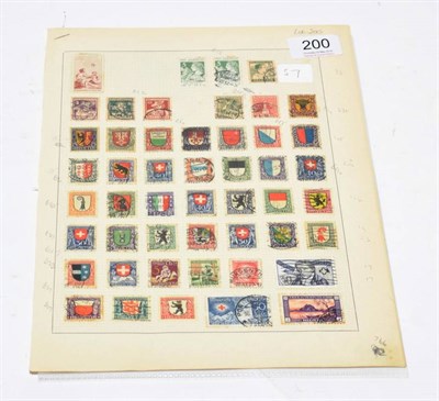 Lot 200 - Switzerland - Pro Juvente used collection 1913-1957 complete apart from 1915 10c & 1941 mini sheet.