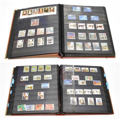Lot 209 - GB Collection in two fine Stockbooks 1840 - 2011 - Commences with a 3 margin 1d Black, 2d...