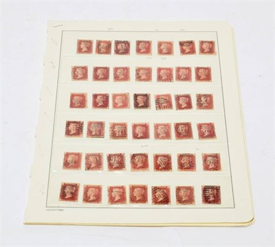 Lot 222 - GB - 1d Plates 71-225, 225 is very clear.