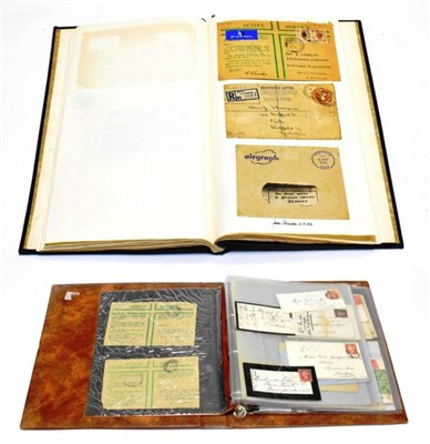 Lot 242 - GB Collection in 2 Albums. One album of Postal History with QV 1d reds on cover then later...