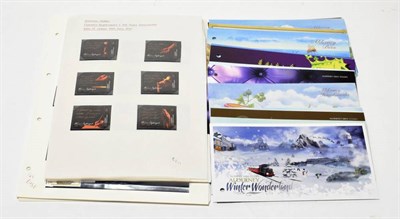 Lot 281 - Alderney - collection on leaves, album & presentation packs. Complete u/m 1983-2004 then range...