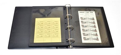 Lot 288 - Collection of Railway Stamps on Hagners in a Prestige Album. Includes a selection of earlier...