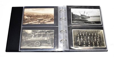 Lot 348 - Small Collection of mainly better photographic cards in a small album. Many better cards, but...