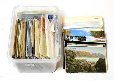 Lot 352 - Vintage Post Cards - Small packet with a range of about 50 cards and covers with some better...