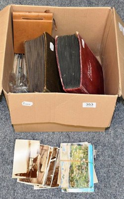 Lot 353 - Collection of Vintage Postcards in Two Albums - Good variety, mainly 1900 to 1920 with...