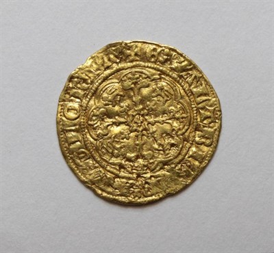 Lot 1 - Edward III (1327-1377), Quarter Noble, Treaty period, rev. lis in centre, (S.1510). Good fine