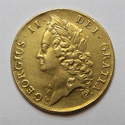 Lot 11 - George II (1727-1760), Two Guineas, 1739, intermediate laureate head left, rev. crowned...
