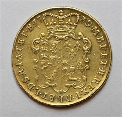 Lot 11 - George II (1727-1760), Two Guineas, 1739, intermediate laureate head left, rev. crowned...