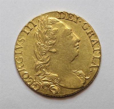 Lot 14 - George III (1760-1820), Guinea, 1781, fourth laureate head right, rev. crowned garnished...