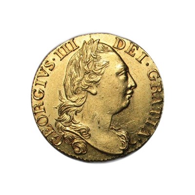 Lot 15 - George III (1760-1820), Guinea, 1785, fourth laureate head right, rev. crowned garnished...