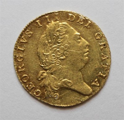 Lot 19 - George III (1760-1820), Half Guinea, 1803, sixth laureate head right, rev. shield in garter,...