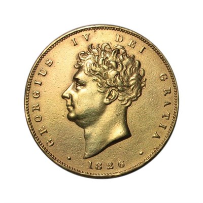 Lot 23 - George IV (1820-1830), Proof Two Pounds, 1826, bare head left, rev. crowned shield and mantle,...