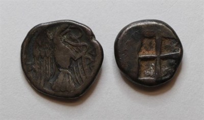 Lot 71 - Ionia, Chios, AR Drachm, c.431-412 BC, Sphinx seated left, grape bunch and amphora to left,...