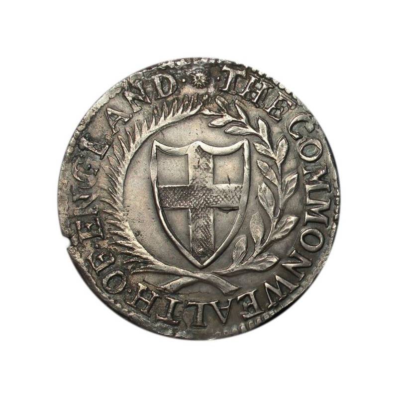 Lot 87 - Commonwealth (1649-1660), Shilling, 1652, English shield within laurel and palm branches,...