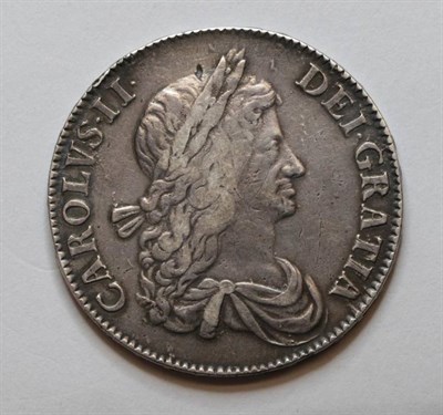 Lot 91 - Charles II (1660-1685), Crown, 1663,  first draped bust, CAROLVS II DEI GRATIA, rev. crowned...
