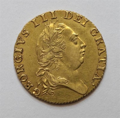 Lot 106 - George III (1760-1820), Guinea, 1787, fifth laureate head right, rev. crowned 'spade' shield,...