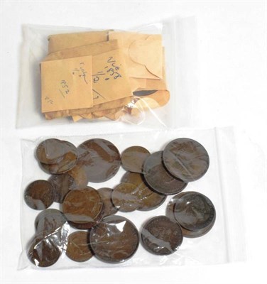 Lot 116 - William IV (1830-1837), copper coins (28), pennies 1831 (2), 1834 (2), 1837 (2), halfpennies...