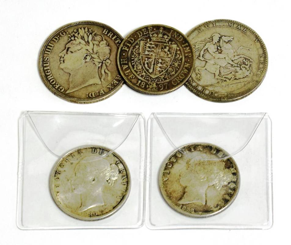 Lot 127 - Victoria (1837-1901), Halfcrowns (3), 1880 and 1883, young head, (S.3889); 1897, old head,...
