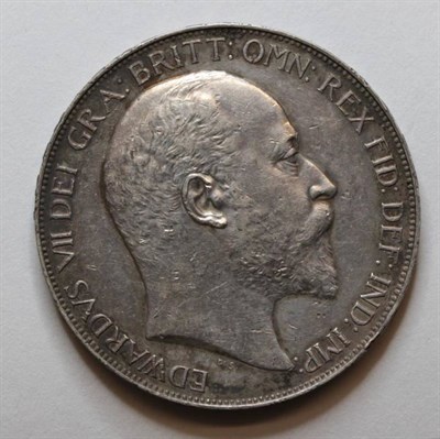 Lot 133 - Edward VII (1901-1910), Crown, 1902, bare head right, rev. St. George, (S.3978). Nearly...
