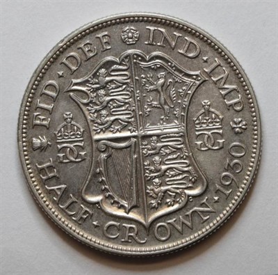 Lot 138 - George V (1910-1936), Halfcrown, 1930, bare head left, (S.4037). A couple of trifling marks,...