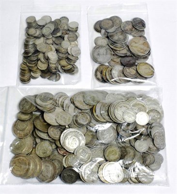 Lot 168 - British pre-decimal silver coins, £15.27½ face value (approx. 1675g) of 1920-1946 0.500...