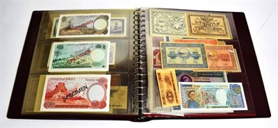Lot 211 - An Album containing approximately 70 Banknotes, 18th to 20th century, Europe, Middle East, Far...