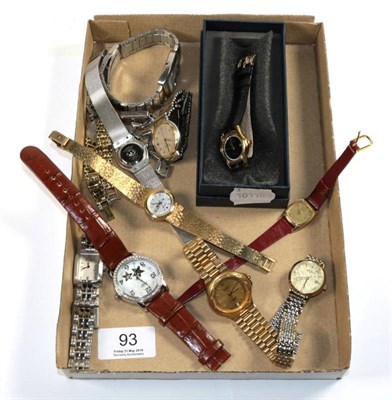 Lot 93 - A selection of ladies and gents wristwatches comprising, four Rotary wristwatches; two...