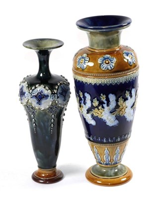 Lot 113 - Two Royal Doulton vases, 15cm and 18.5cm high (2)