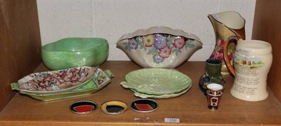 Lot 150 - A group of 20th century ceramics including Royal Crown Derby Imari miniature vase, Moorcroft,...