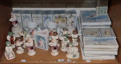 Lot 153 - A collection of Royal Doulton ''The Snowman'' figures; collector plates; money banks etc
