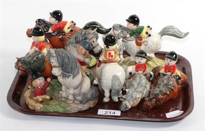 Lot 214 - A tray of Beswick Norman Thelwell figures