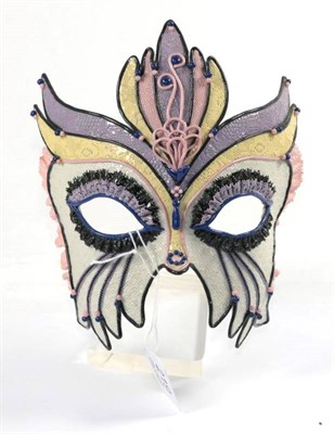 Lot 219 - A Lladro 'Fire Dancer' mask, with perspex stand, in original box