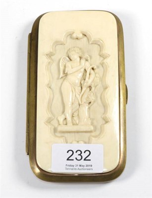 Lot 232 - A late Victorian carved ivory case