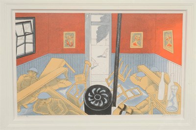 Lot 756 - Edward Bawden RA (1903-1989) "Dunkirk" Signed artist's proof, inscribed, limited edition 5/75,...