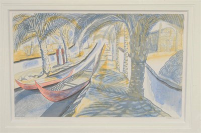 Lot 757 - Edward Bawden RA (1903-1989) "Among the Marsh Arabs" Signed artist's proof, inscribed and...