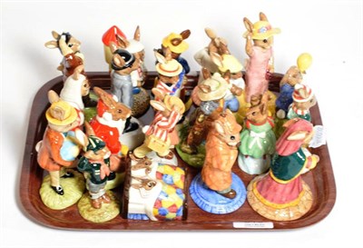 Lot 319 - Twenty various Royal Doulton Bunnykins figures