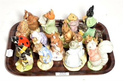 Lot 320 - A group of fifteen Royal Albert Beatrix Potter figures including Babbitty Bumble; Mother...