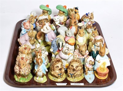 Lot 322 - Beswick Beatrix Potter figures including: Susan; Thomasina Tittlemouse; Benjamin Bunny and...