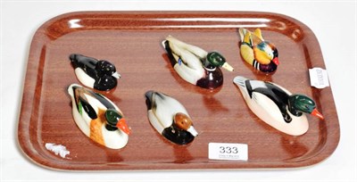 Lot 333 - Beswick ducks by Peter Scott (6) (a.f.)