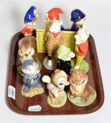 Lot 340 - A group of Beswick, Royal Doulton and other collectables including Noddy; Rupert the Bear; Andy...