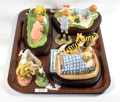 Lot 370 - A tray of Royal Doulton Winnie the Pooh figures and models