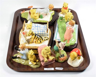 Lot 390 - A tray of Royal Doulton Winnie the Pooh figures and models