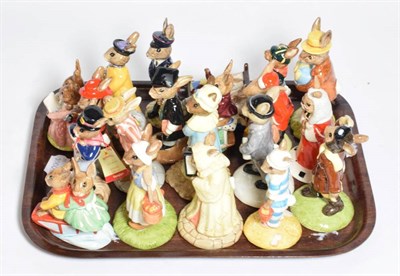 Lot 412 - Twenty various Royal Doulton Bunnykins figures