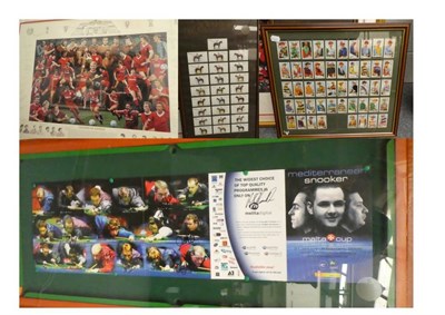 Lot 1047 - Legends Of Anfield limited edition print no.716/2000, autographed in margins by various players...