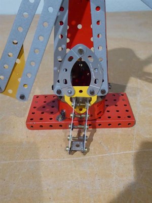 Lot 1068 - Erector Motorized Ferris Wheel Constructed Model (boxed) a smaller Windmill model; Meccano Site...